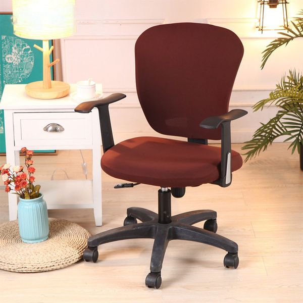 Elastic Fabric Universal Office Chair Cover Rotating Lift Soft