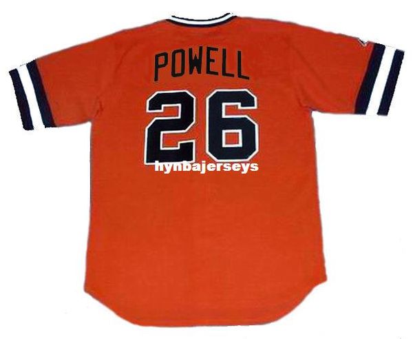 

custom boog powell stitched 1971 throwbacks baseball jersey retro mens jerseys shirt, Blue;black