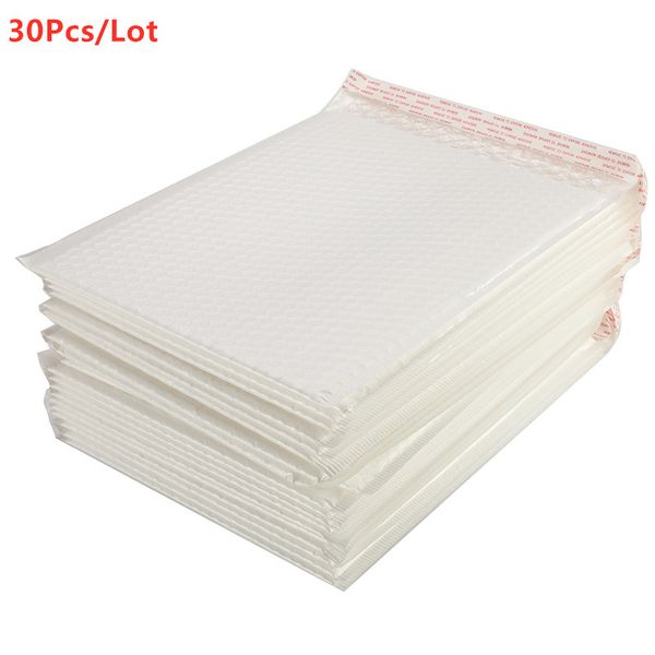 

50/30/10/5 pcsdifferent specifications matte white bubble film envelope bag foam express delivery packaging mailing envelope bag