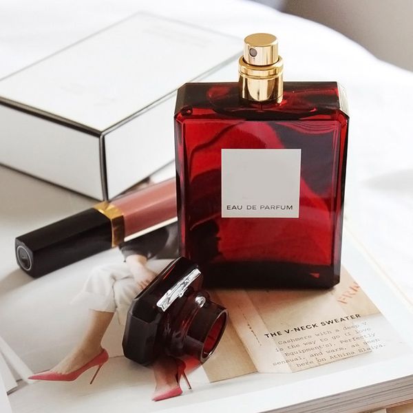 

a+++ christmas red bottle no five 5 le eau de perfume for women 100ml with long lasting time good smell high fragrance capactity ship