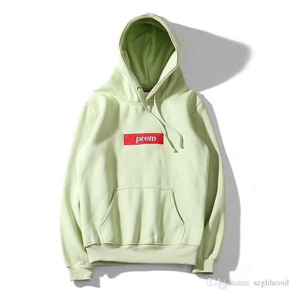 

New Pocket Casual Mens Hoodie Letter Printing Designer Hoodies Pure Color Fashion Hipster Hooded Designer Sweatshirt Loose Version