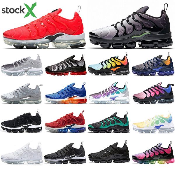 

sock 2020 sports sneakers tn plus men women running shoes designer shoes betrue triple black white red volt hyper violet casual shoes