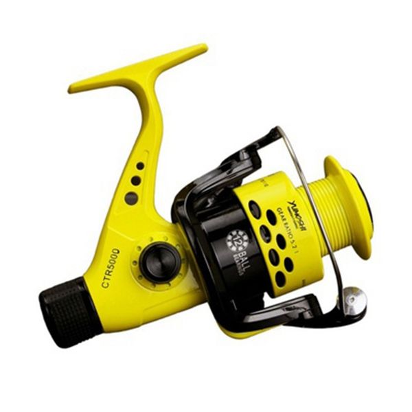 

5000 series wheels rear brake reel flying fishing reel 12 ball bearing g-ratio 5.5: 1