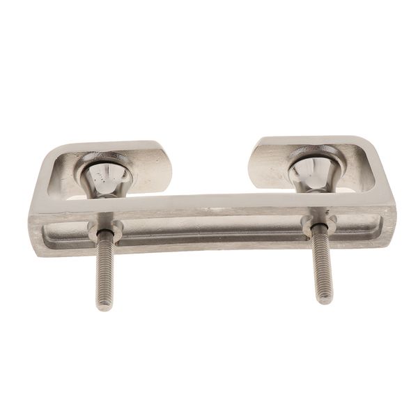 

bow chocks cleat 8-inch for boats marine 316 stainless steel, include two 316 screws