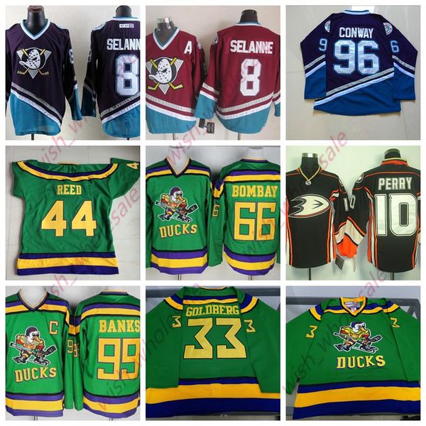 

Man 039 anaheim duck jer ey teemu elanne jer ey paul kariya corey pe charlie conway titched ice hockey jer ey red white