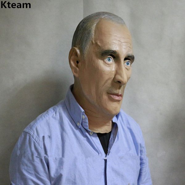 

grade russian president vladimir putin latex mask full face halloween rubber masks masquerade party cosplay fancy costume props