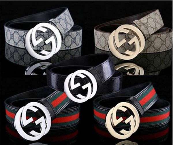 

Superior quality 2019 genuine leather men belt for jean famou male belt fa hion big logo buckle ca ual wai tband wai t trap
