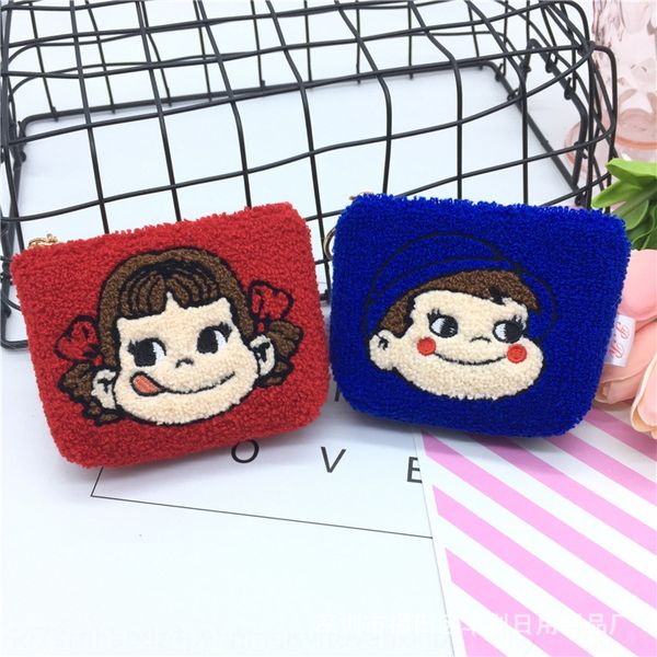 

jbth9 japanese dairy girls plush coin purse cartoon chopsticks bread superman key earphone line storage bag wallet bread wallet storage bag