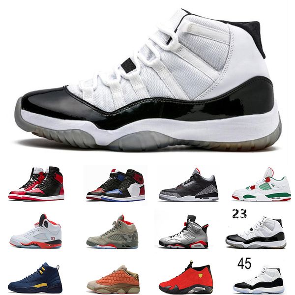 

concord 11s размер us 13 мужские ботинки баскетбола классический og бред toe татуировки red замша cdp unc 1s 4s 5s 6s 13s 14s мужские кроссо