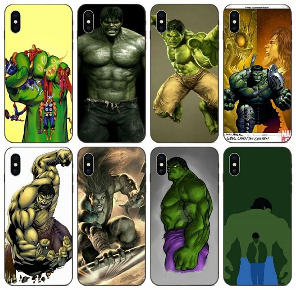 

[tongtrade] the avengers green giant hulk case for iphone 8 7 6s 5s plus 11 pro max x xs galaxy a8 plus huawei p9 p8 xiaomi a1 silicone case