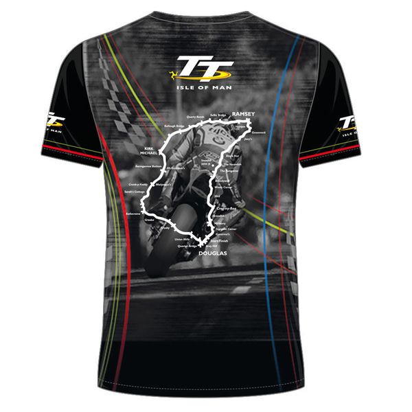 

2018 moto gp racing t-shirts isle of man motorcycle road races short sleeve tees shirt men's summer mountain course t shirt