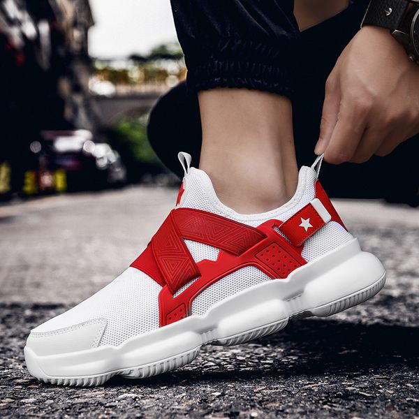 

men outdoor casual shoes mesh breathable men sneakers fitness training shoes