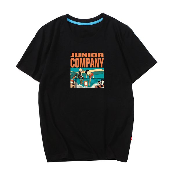 

men's t-shirts short-sleeved t-shirt oversized hip-hop travel teenager, White;black