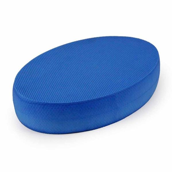 

durable yoga foam board pad gym fitness exercise cushion blue oval cushion