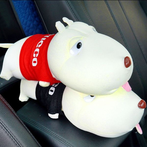 

car ornament cute long mouth dog air fresher cleaner bamboo charcoal bag automobile interior cartoon bag dog decoration gifts
