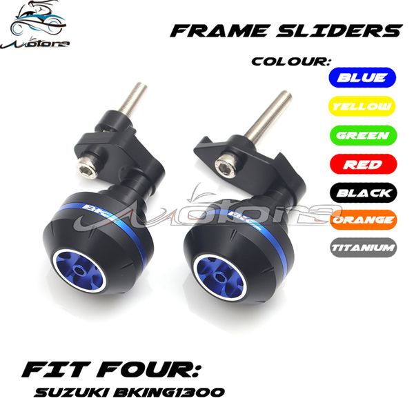 

motorcycle cnc aluminum frame sliders crash protector falling protection for bk1300 bk 1300 b-king 1300 2015 2016