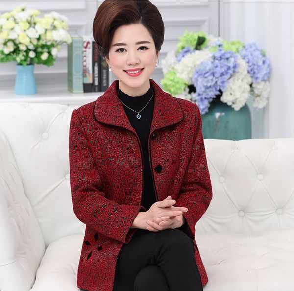 

clobee 2017 autumn plus size women clothing casual woolen outerwear 50s 60s long sleeve turn-down collar overcoat xl293, Black