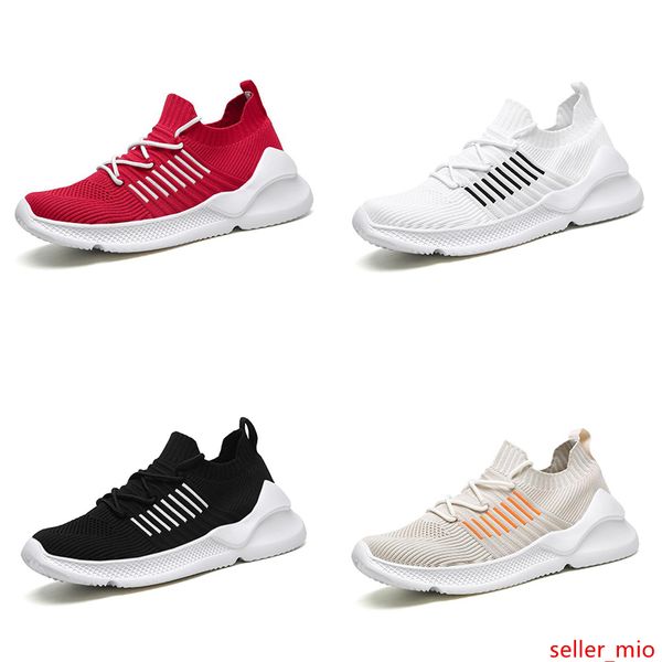 

2020 мужчин дышащие носки кроссовки черные белые красные хаки моды мужские тренер мужчин спортивные спортивные тапки на продажу размер 39-44