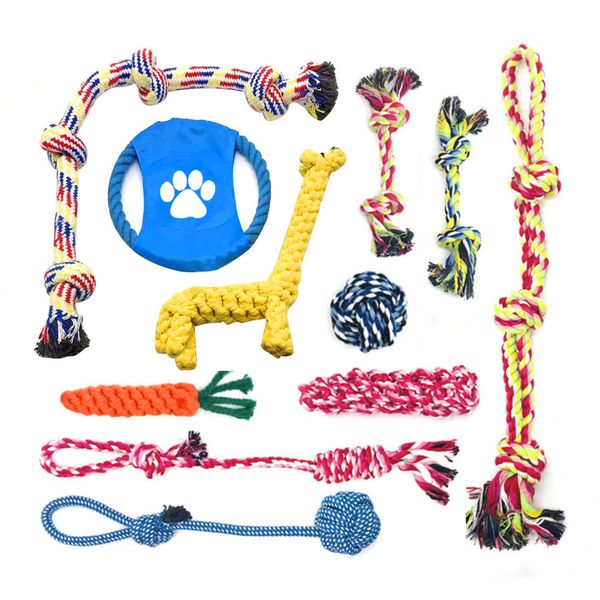 

pet toys, special combination sets, pet dog toys wholesale, cotton rope chew toys, molar toys direct sales