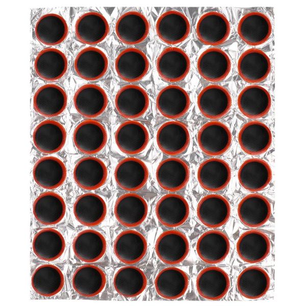 

lioobo 48pcs 30mm bike tire patch round rubber bicycle tire patch round bicycle piece cycling puncture repair tool