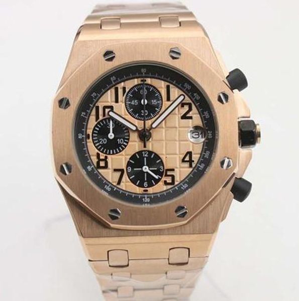 

2020 горячая распродажа rosegolden limited кварцевые часы ramon хронограф бренд royal oak черный нержавеющая сталь bandmens часы часы, Slivery;brown