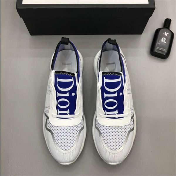 

breathable sports shoes high-end men's and women's casual shoes outdoor running designer shoes hot, Blue;gray