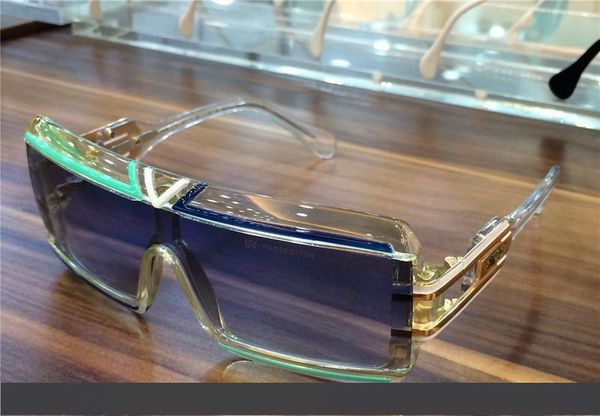 

мужчины квадратные старинные легенды солнцезащитные очки золото синий модный бренд солнцезащитные очки очки редкие новые с коробкой, White;black