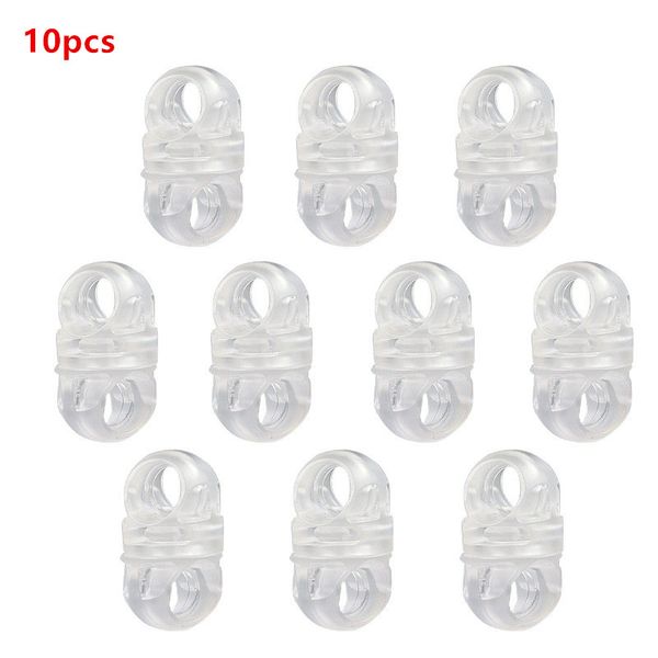 

10pcs plastic tent canopy rod connector camping connected plastic spin buckle