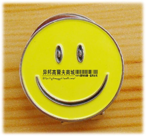 

1pcs golf hat clip ball cap alloy clips 16g lovely face,set the diamond, butterfly,ing