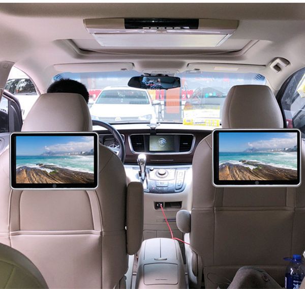 

wonvon 10.1" car headrest monitor auto multimedia mp4 mp5 video player tft hd lcd display touch screen 1024x600 bluetooth/usb/fm