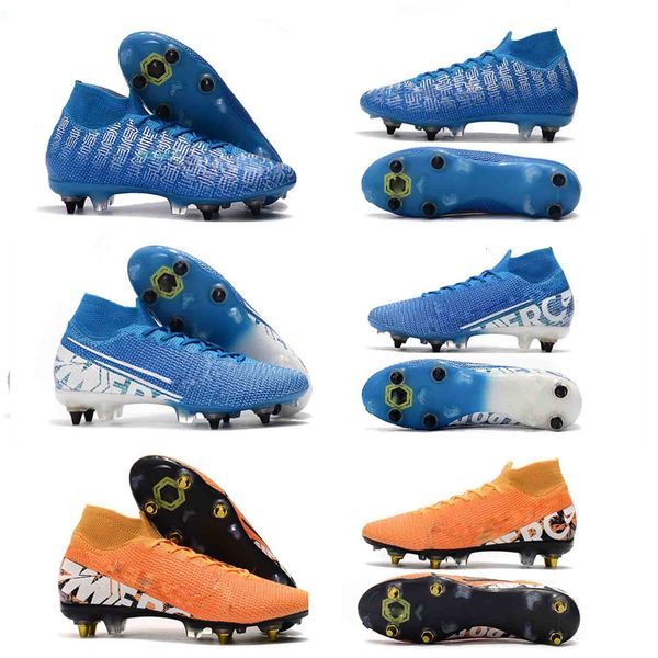 

2019 mens soccer shoes fury cr7 mercurial superfly 7 elite sg-pro ac soccer cleats outdoor football boots mercurial superfly vi 360 elite fg