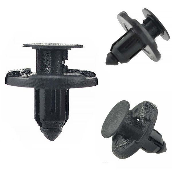 

100шт дверная панель пластиковые толкать авто крепеж смешанный автомобиль заклепки толчок фасции щит фиксатор 8 мм отверстие для