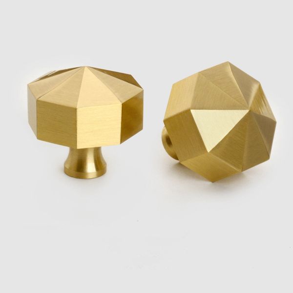 2019 Modern Solid Brass Cabinet Knobs Handles Furniture Dresser