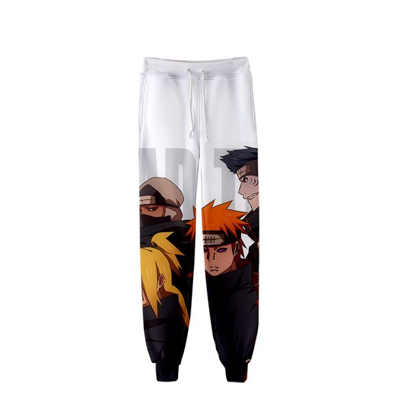 

naruto 3d printed jogger pants women/men fashion streetwear long pants 2019 arrival trendy sweatpants new cool, Black