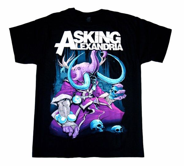 

asking alexandria devour men t shirt, White;black