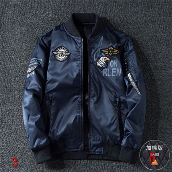 

mens designer jacket casual thick flight suit fashion men autumn and winter jackets coat large size mens streetwear clothing5, Black;brown