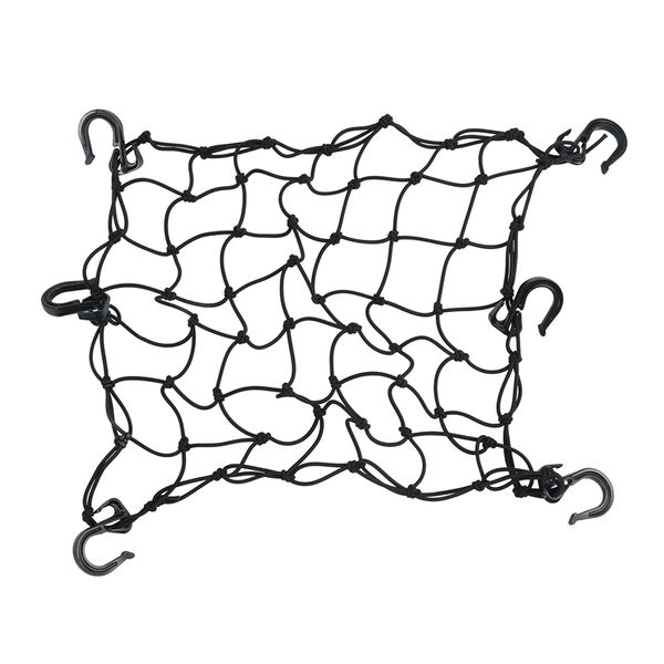 

car luggage net hood roof rack net motorcycle helmet fuel tank mesh cover sundries belt 1 zip storage bag