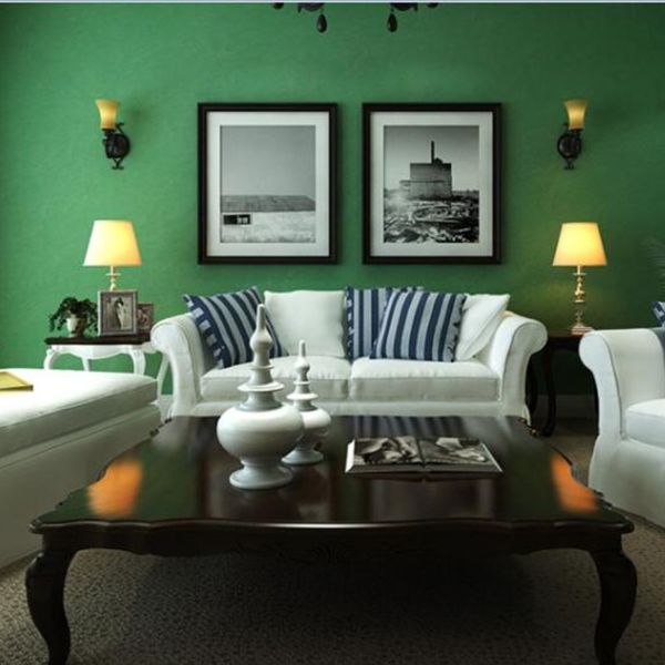 Modern Wall Sticker Home Decor Green Blue Grey Solid Color Plain Silk Wallpapers Roll For Bedroom Living Room Select Creative Wallpaper Desktop
