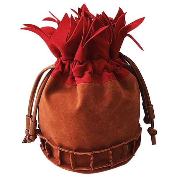 

fggs cute scrub leather pineapple bag mini crossbody bags for women chain purse string luxury girl funny bucket