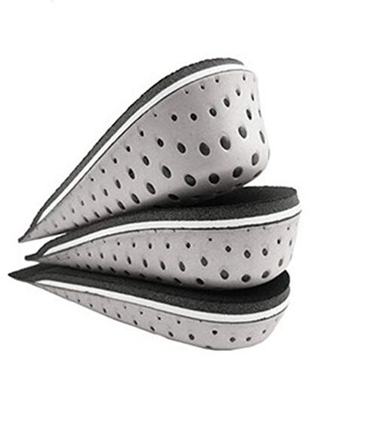 

1 Pair Shoe Insoles Breathable Half Insole Heighten Heel Insert Sports Shoes Pad Cushion Unisex 2-4cm Height Increase Insoles
