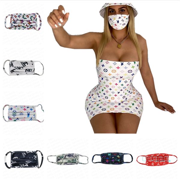 

washable face masks designer protective mask non disposable masks ultraviolet-proof dustproof mouth cover for riding cycling sports e4105