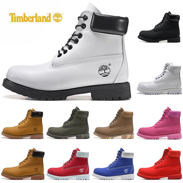 

2019 new timberland boot luxury de igner men women ca ual hoe military che tnut black white neaker men trainer leather winter boot