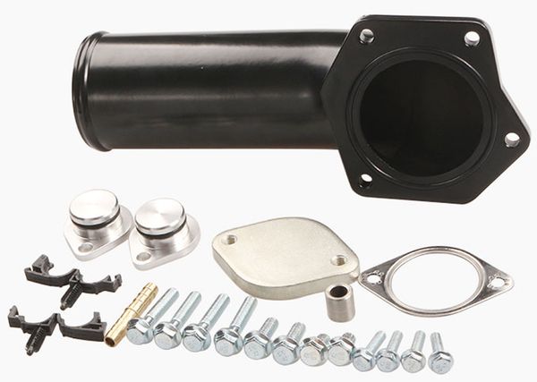

egr valve delete kit+intake elbow diecast for 08-10 ford 6.4l powerstroke diesel