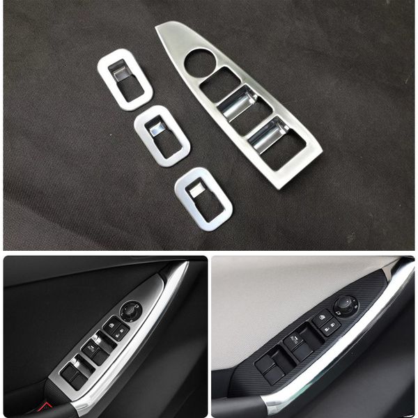 Abs Chrome Interior Door Window Switch Panel Trim For Mazda Cx 5 Cx5 2013 2015 Decorative Items For Car Dashboard Discount Car Accessories Interior