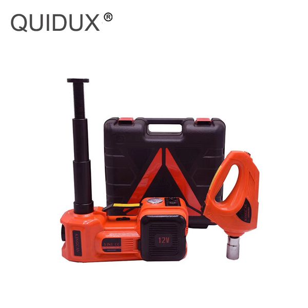 

quidux 3 in 1 car electric jack air tire inflator pump car electric wrench auto multi-function maintenance tools lifting for