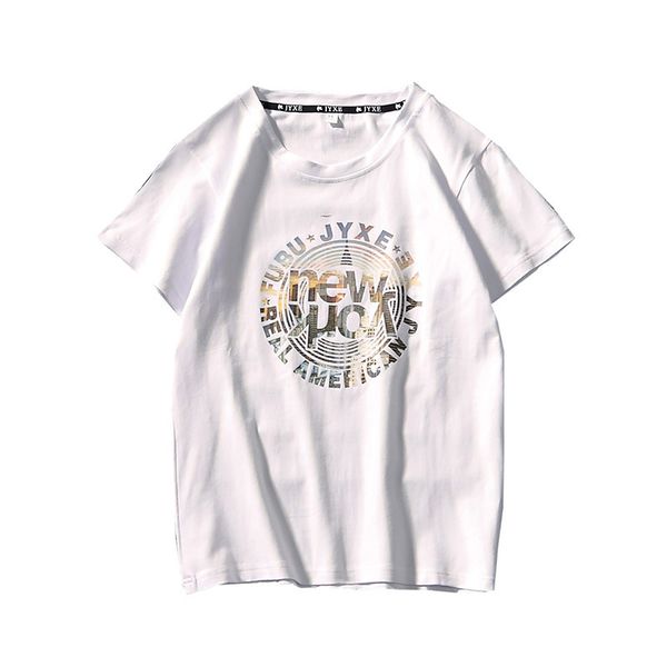 

мужская дизайнерская 3d горячая штамповка хлопчатобумажная футболка одежда дышащая пот-абсорбент пара хлопчатобумажная рубашка с коротким ру, White;black