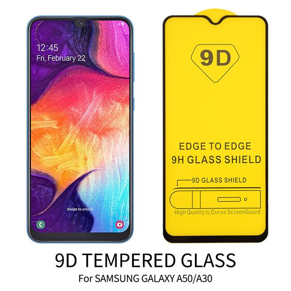 

stock x 9d curve tempered glass screen protector for samsung a10 a20 a20 e a30 a40 a60 a70 a80 a90 protective film a