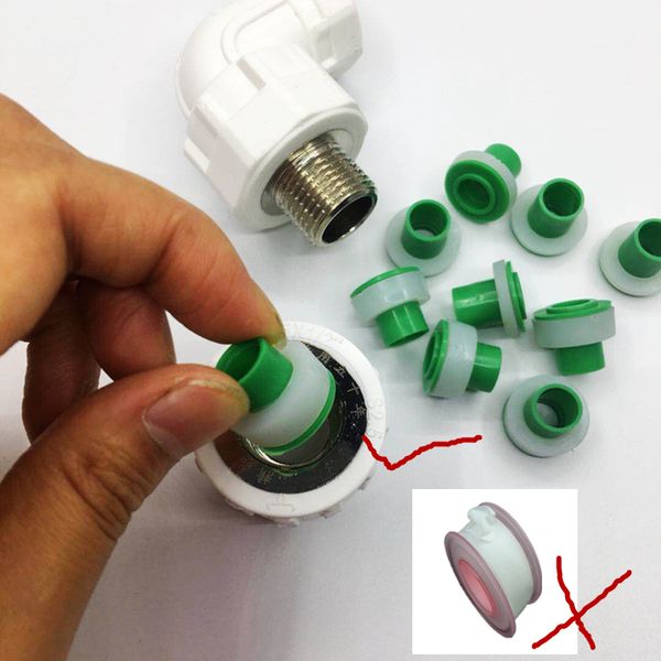

50pcs 20mm plugging internal tooth pad, sealing ring, angle valve leading silk pad, ppr material with rubber pad