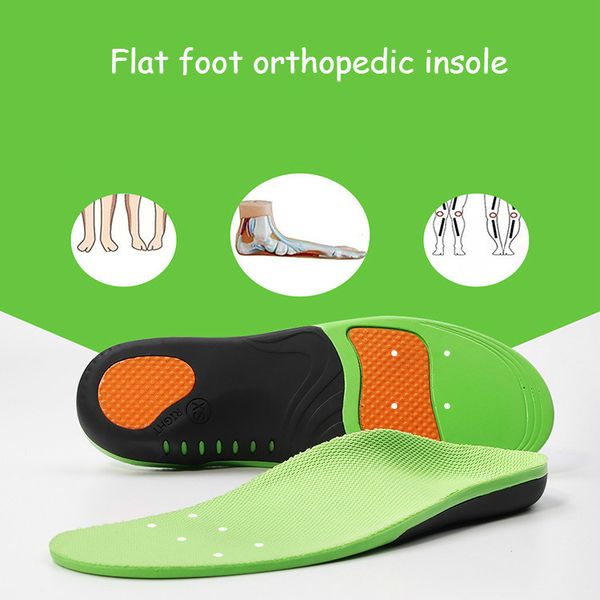 

breathable orthopedic insoles for shoes insole arch foot pad x/o type leg correction flat foot arch support insole for shoes, Black