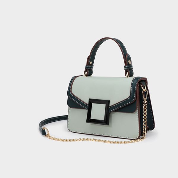 

women handbag 2020 new tide hit color three-dimensional portable small square bag simple fashion chain shoulder messenger bag l